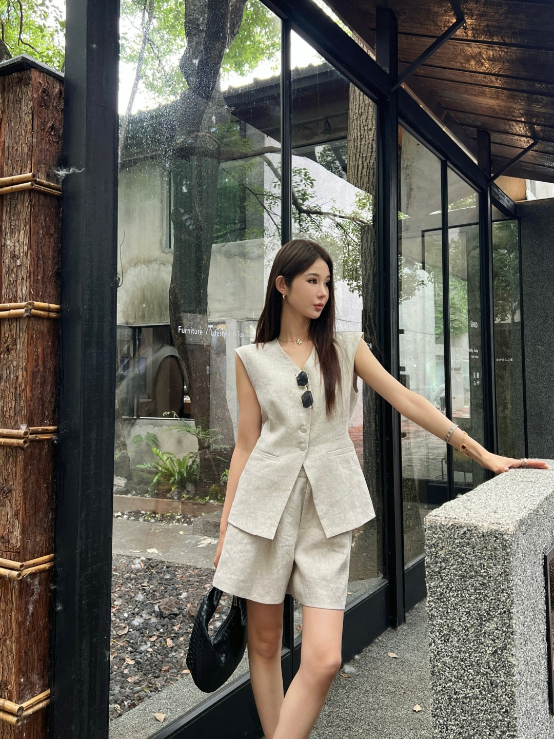 25ss linen short