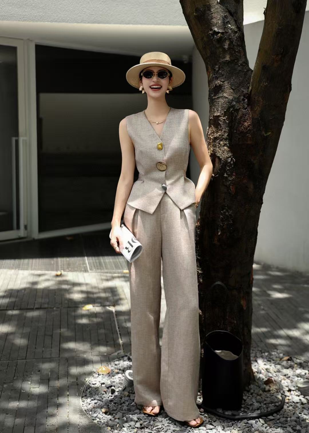 25ss vest pants set