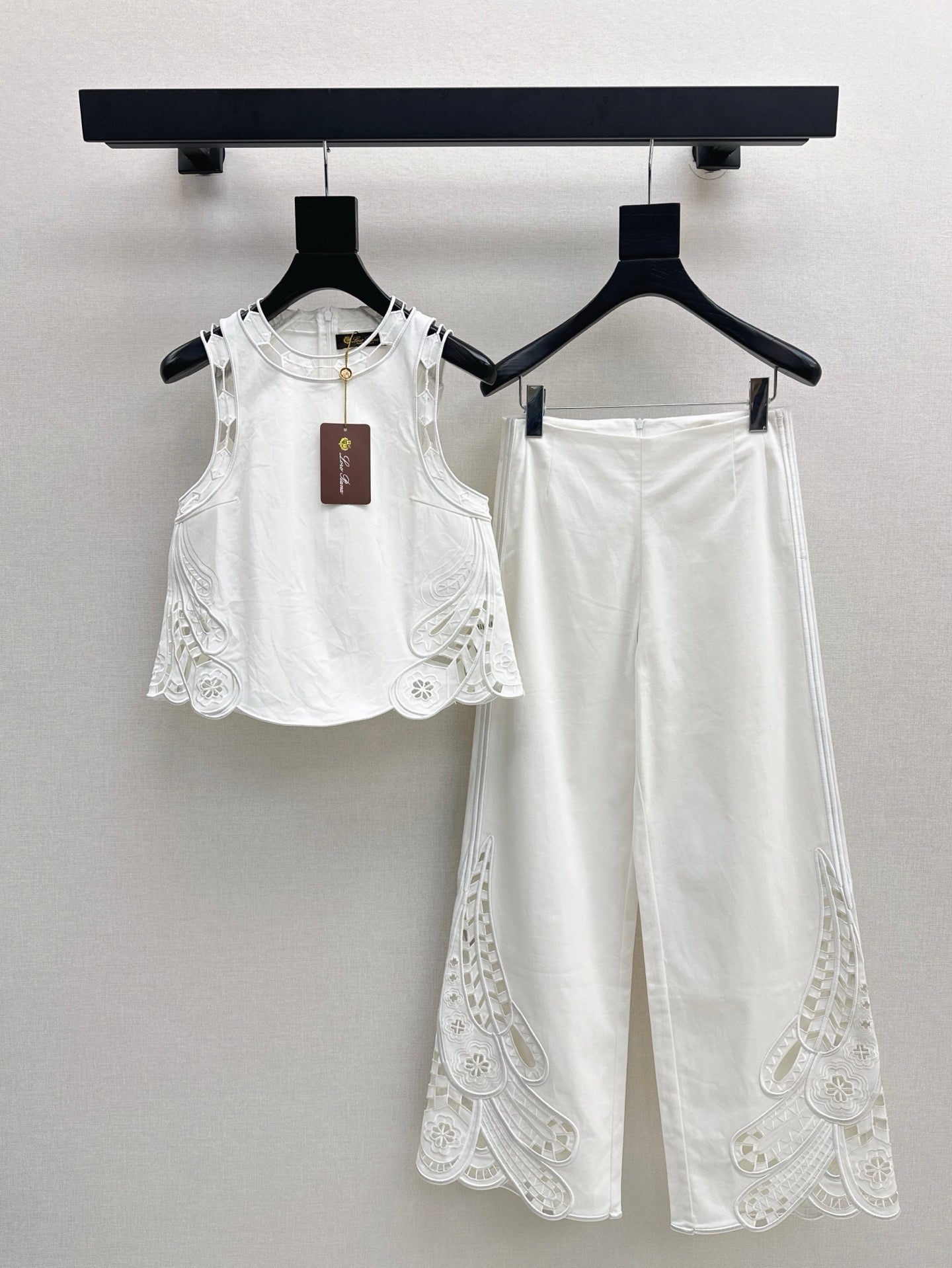 25ss embroidered hollow suit