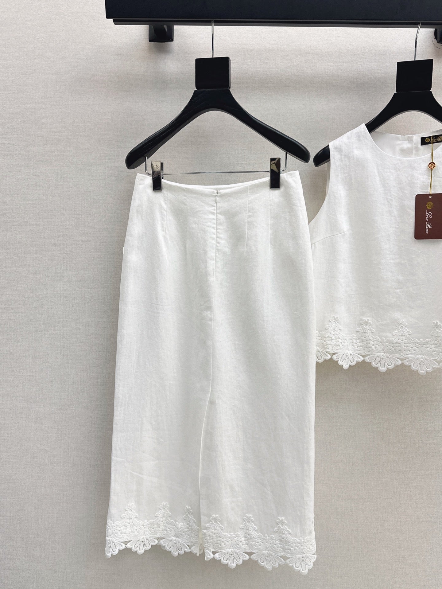 25ss embroidered lace suit