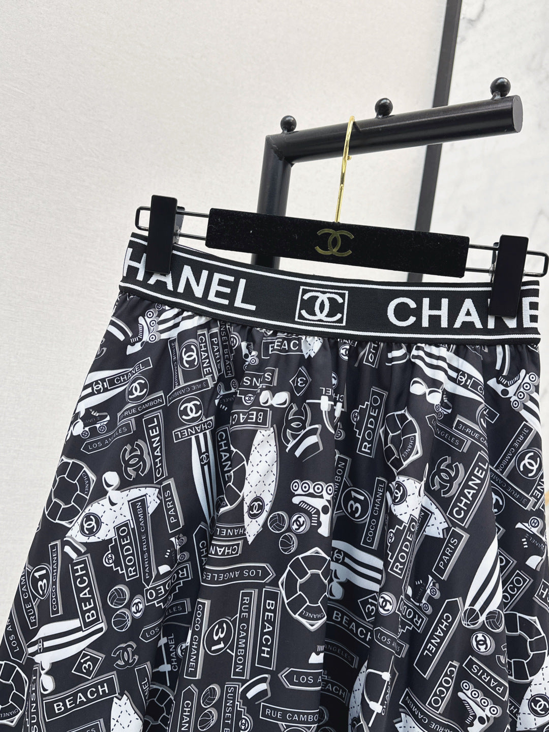 25ss print skirt