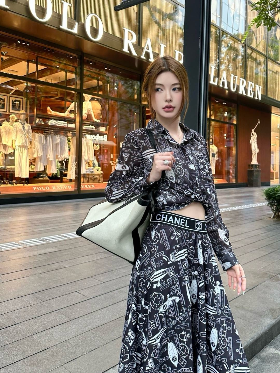25ss print shirt