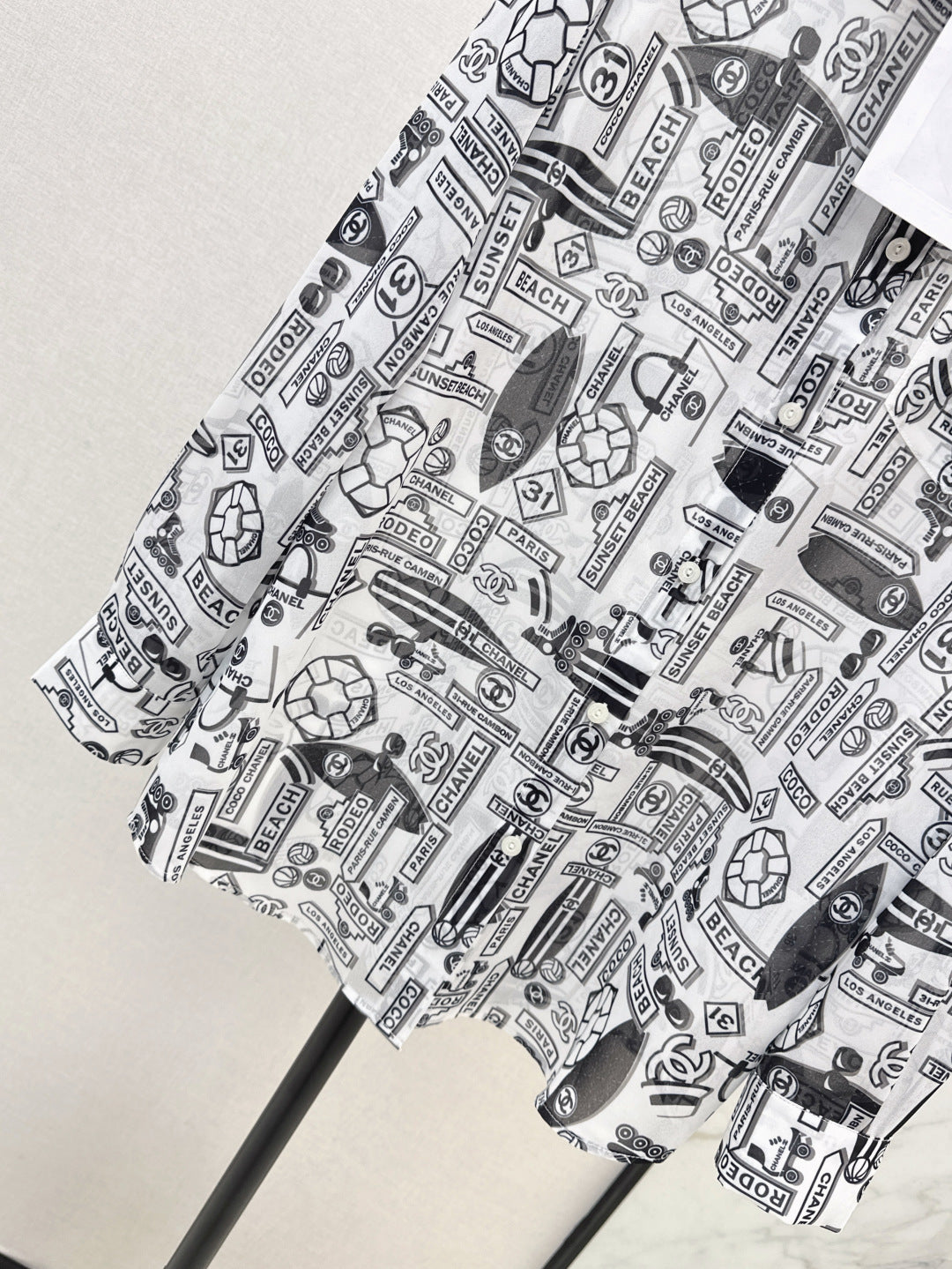 25ss print shirt