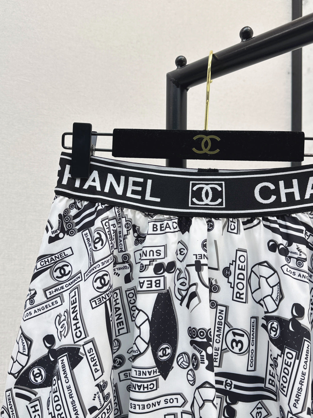 25ss print skirt