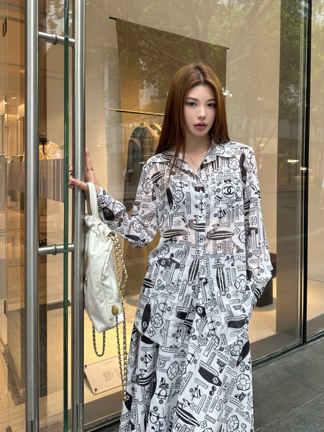 25ss print shirt
