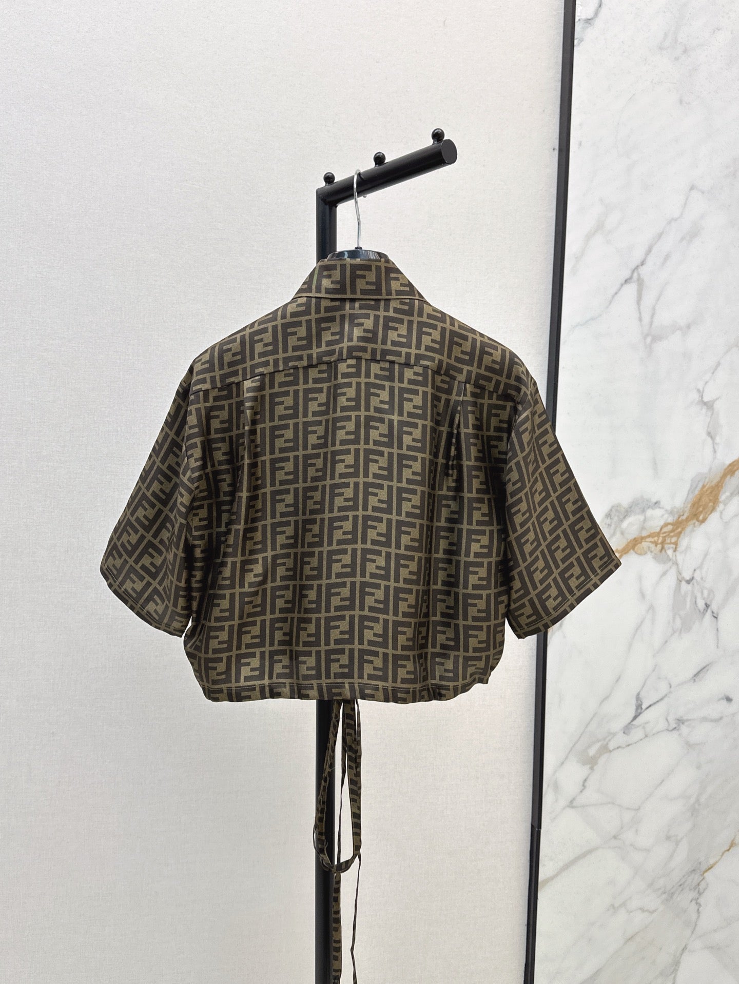 25ss silk crop shirt