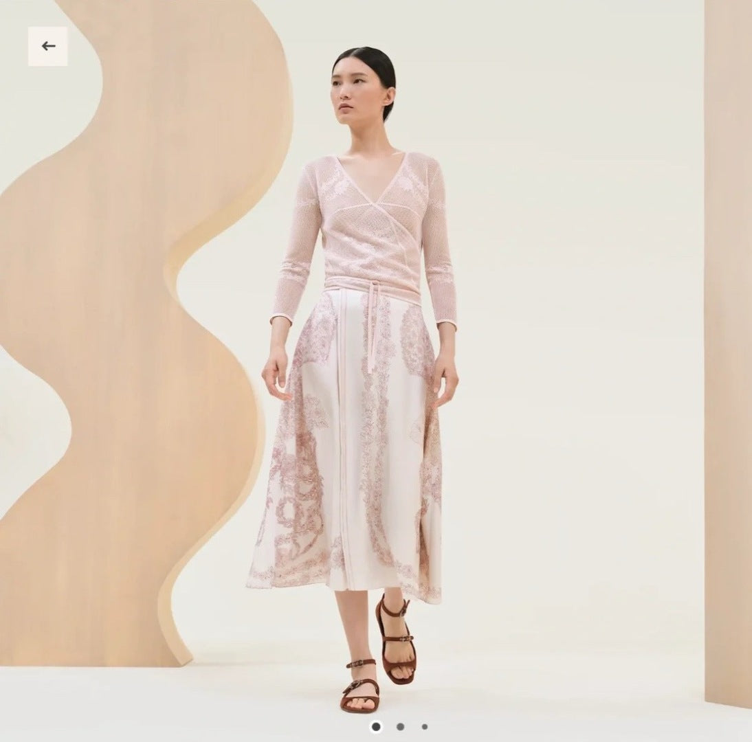 25ss Silk skirt