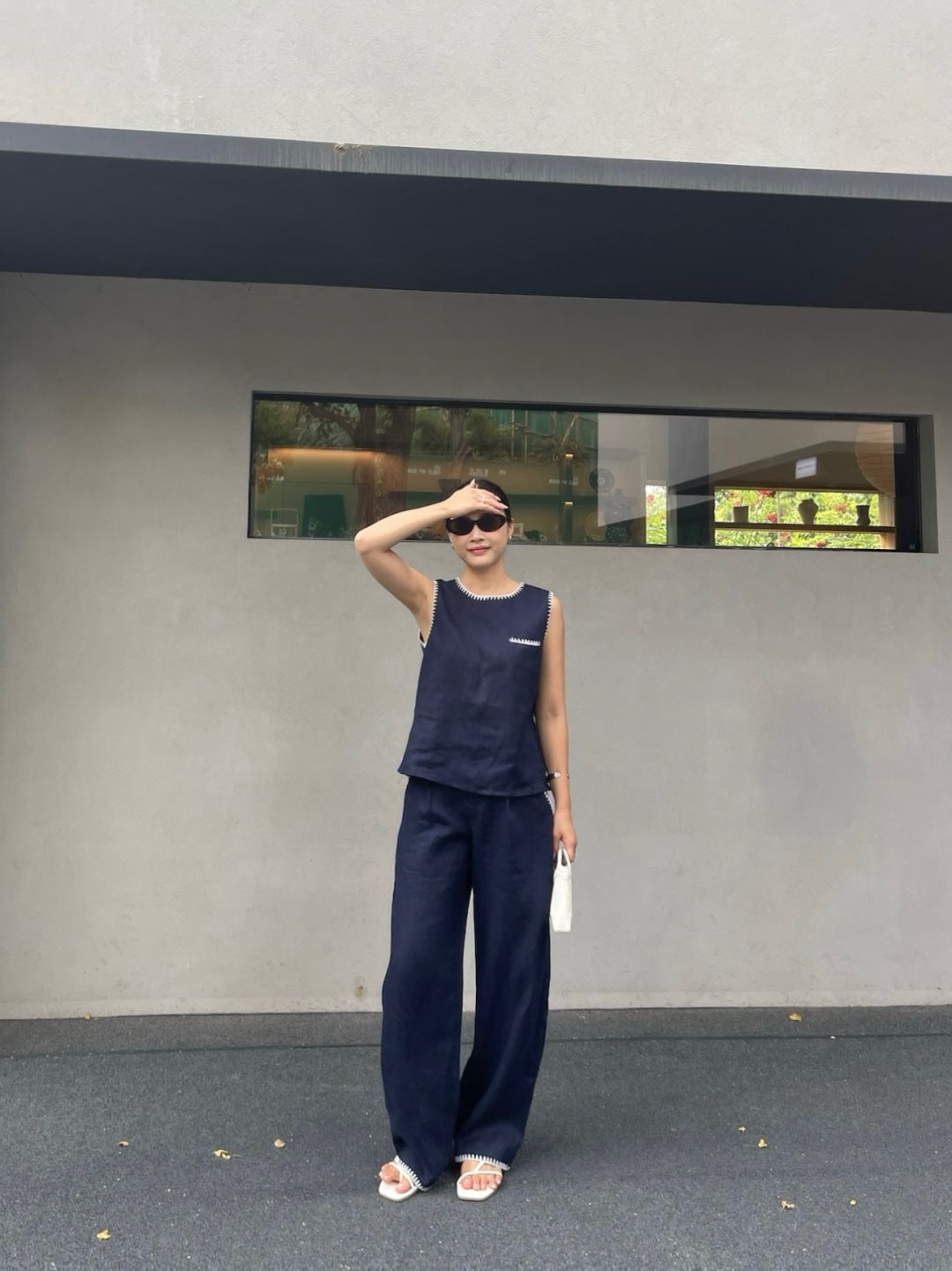25ss linen suit