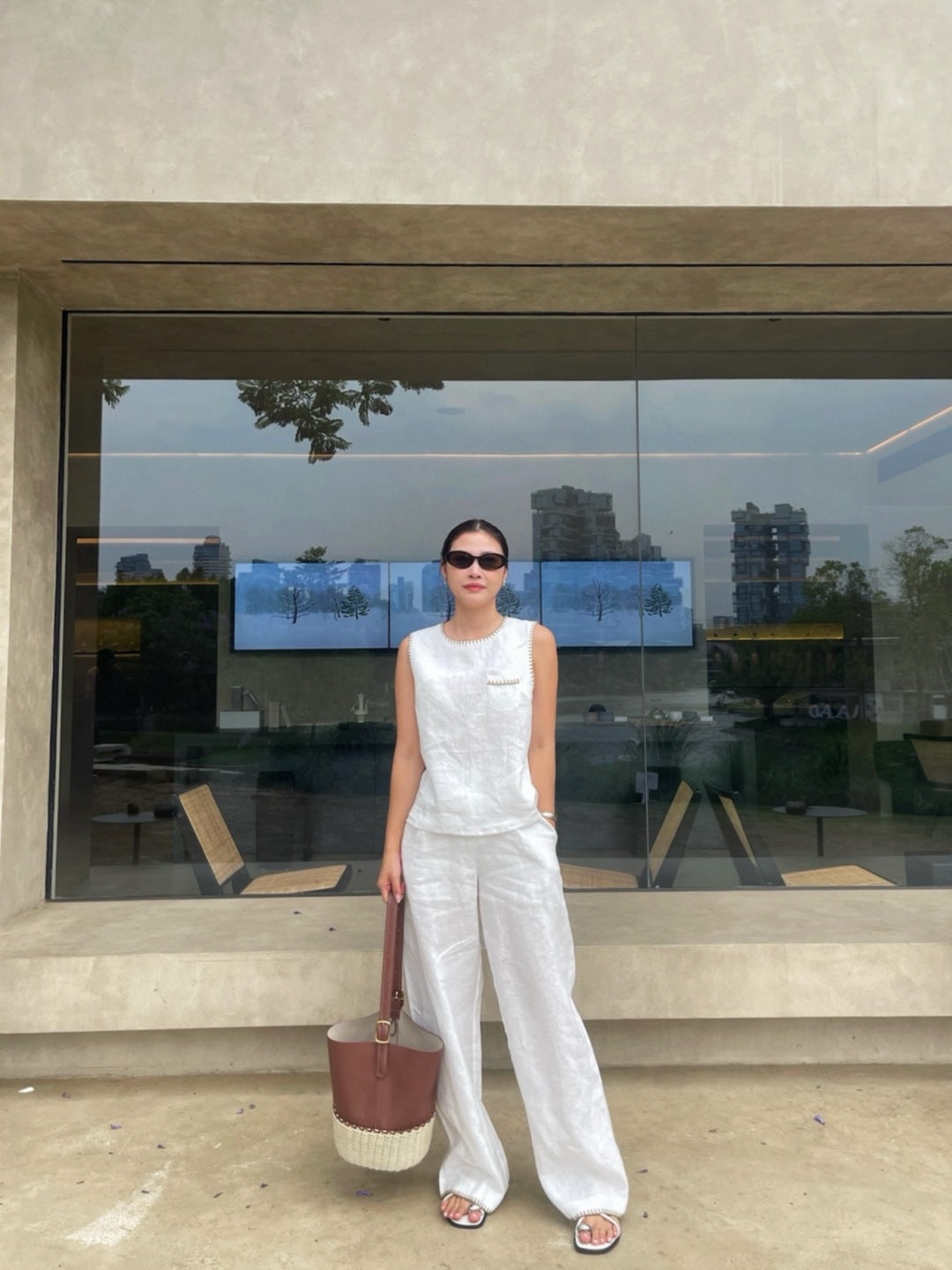 25ss linen suit