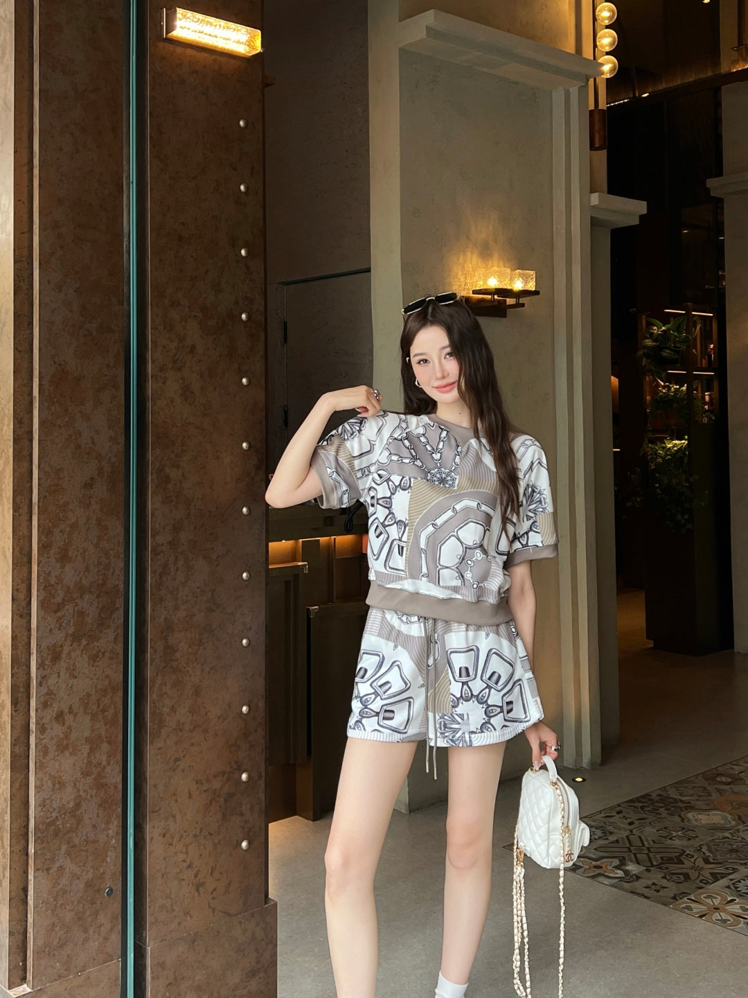 25ss tee shhort set