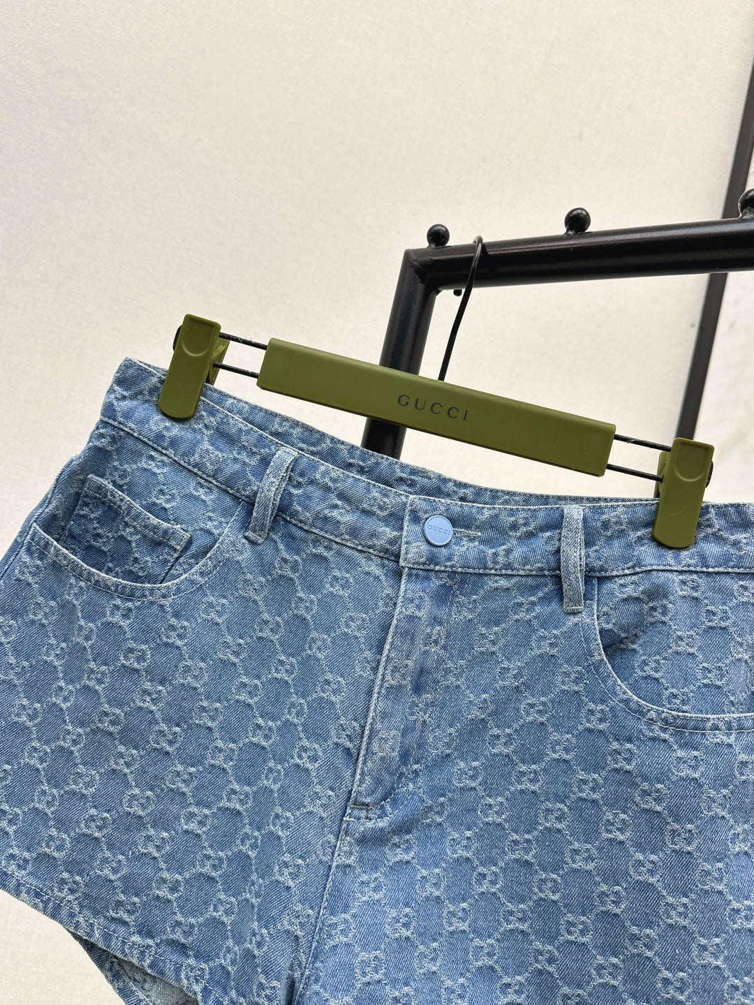 25ss jacquard denim short
