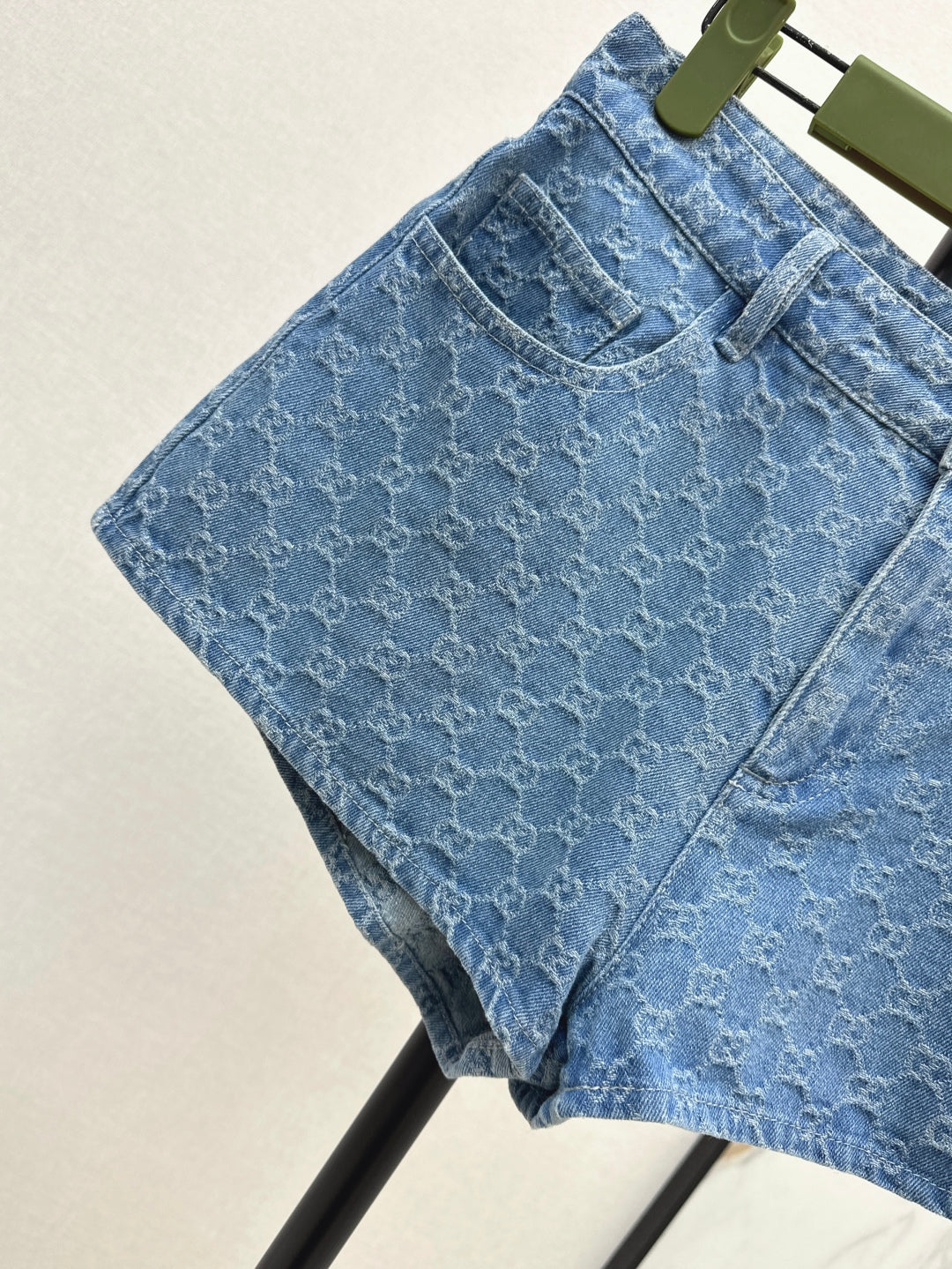 25ss jacquard denim short