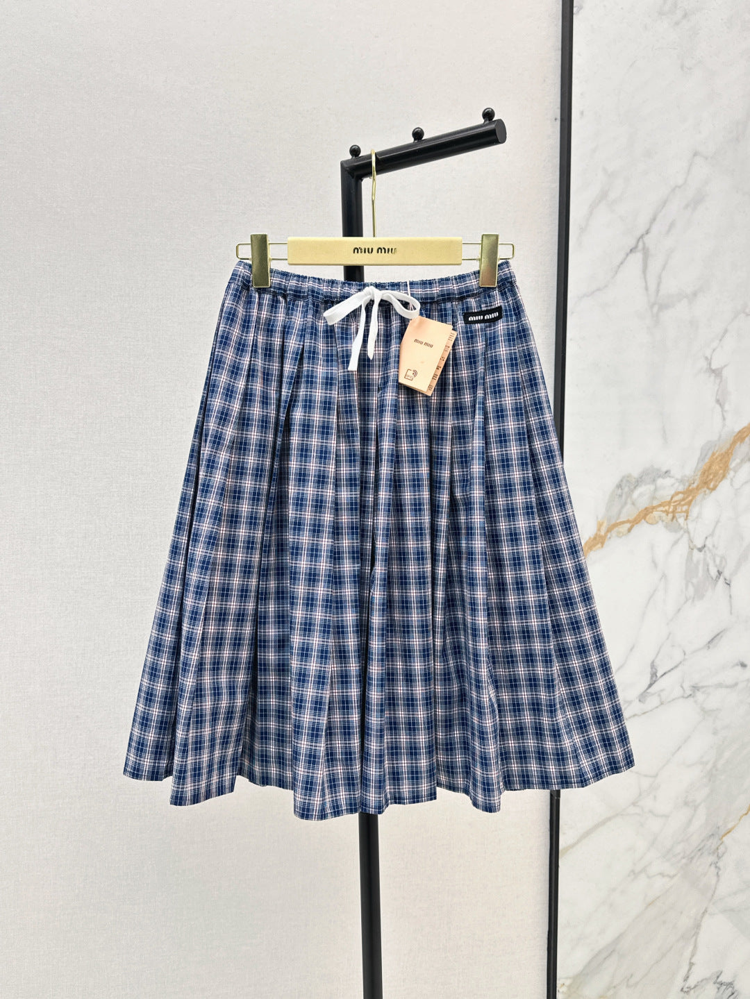 25ss plaid skirt