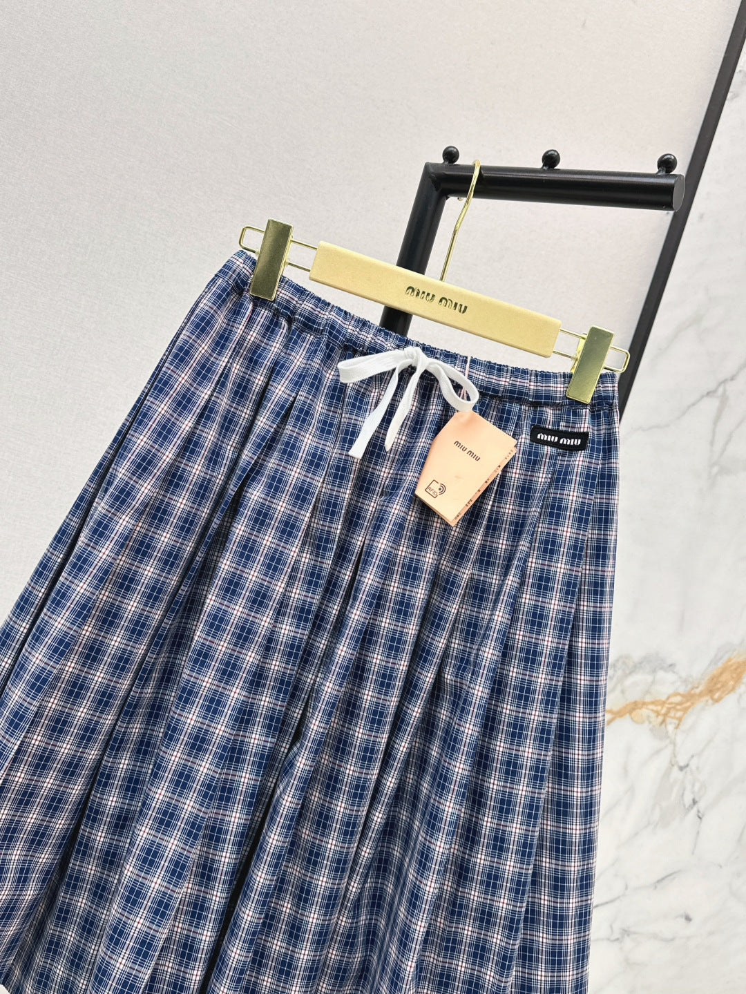 25ss plaid skirt