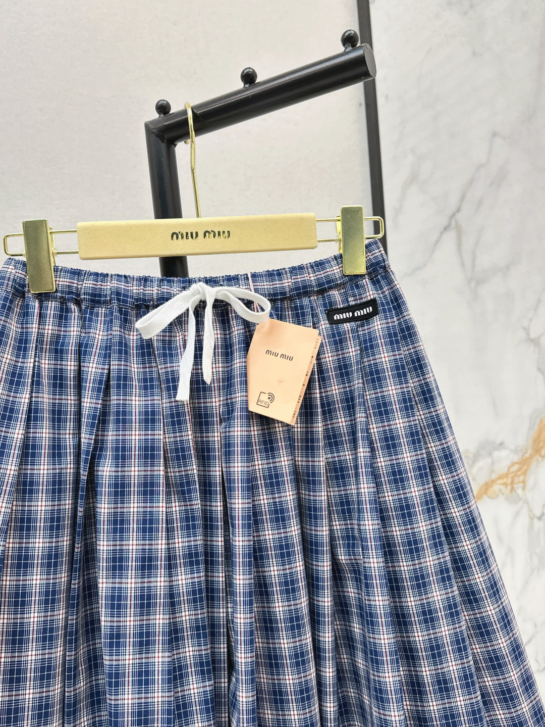 25ss plaid skirt