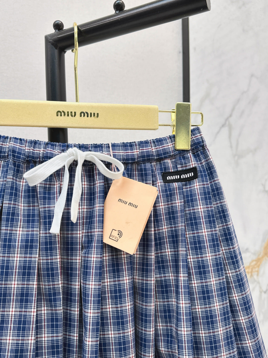 25ss plaid skirt