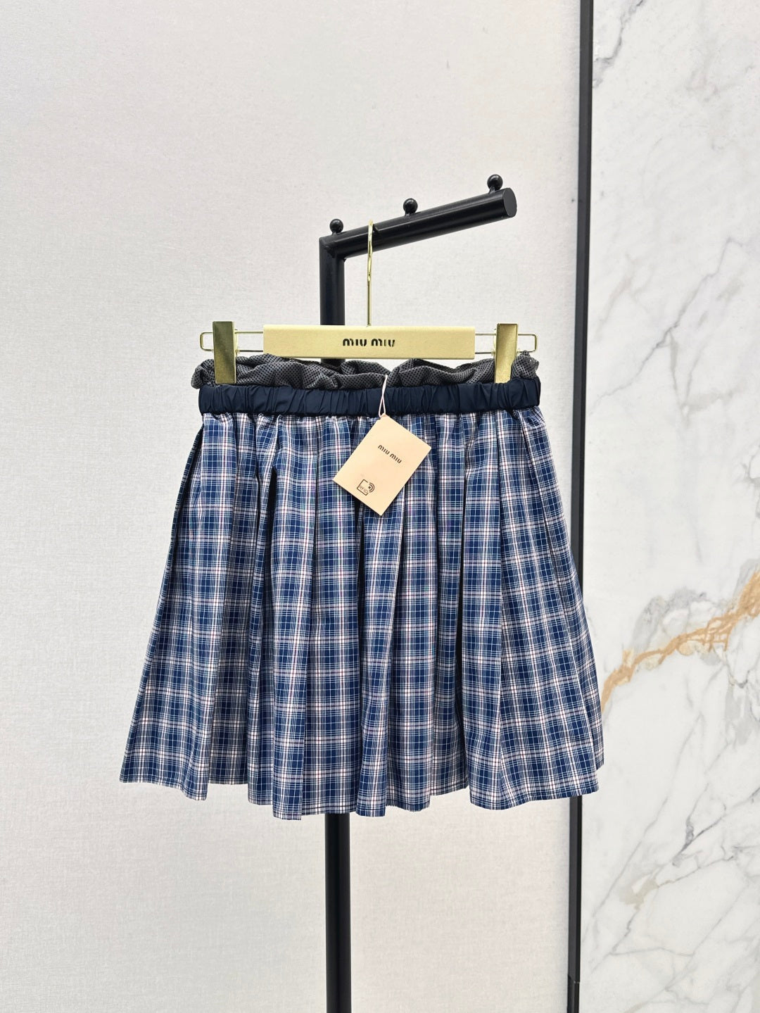 25ss plaid skirt