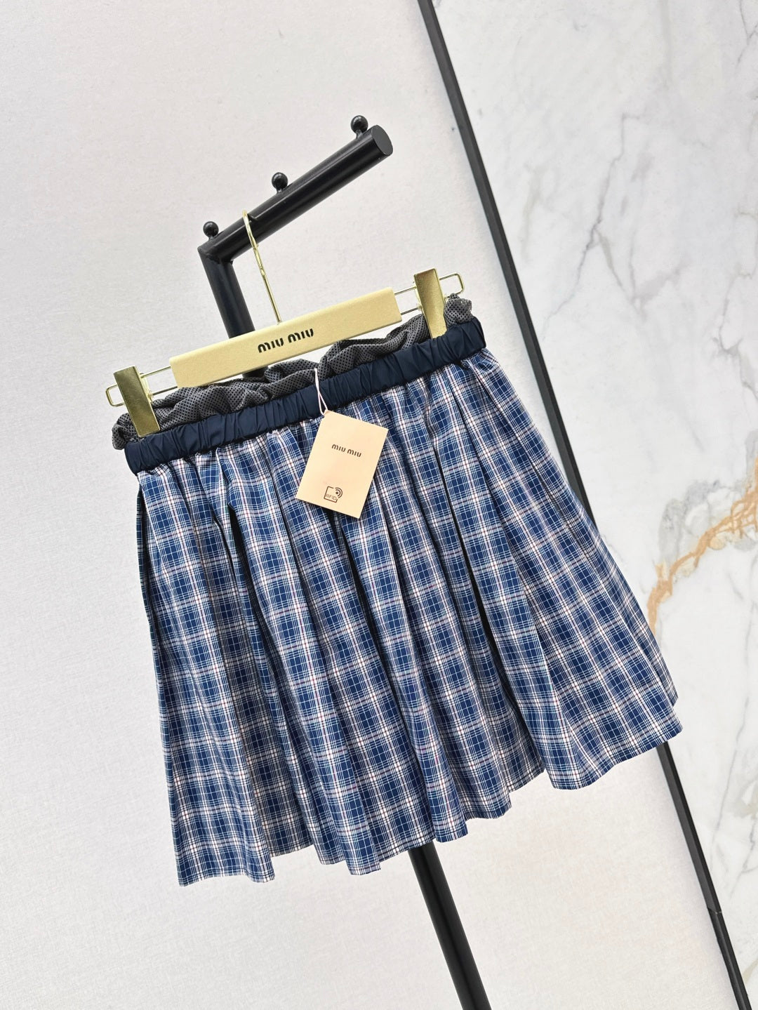25ss plaid skirt