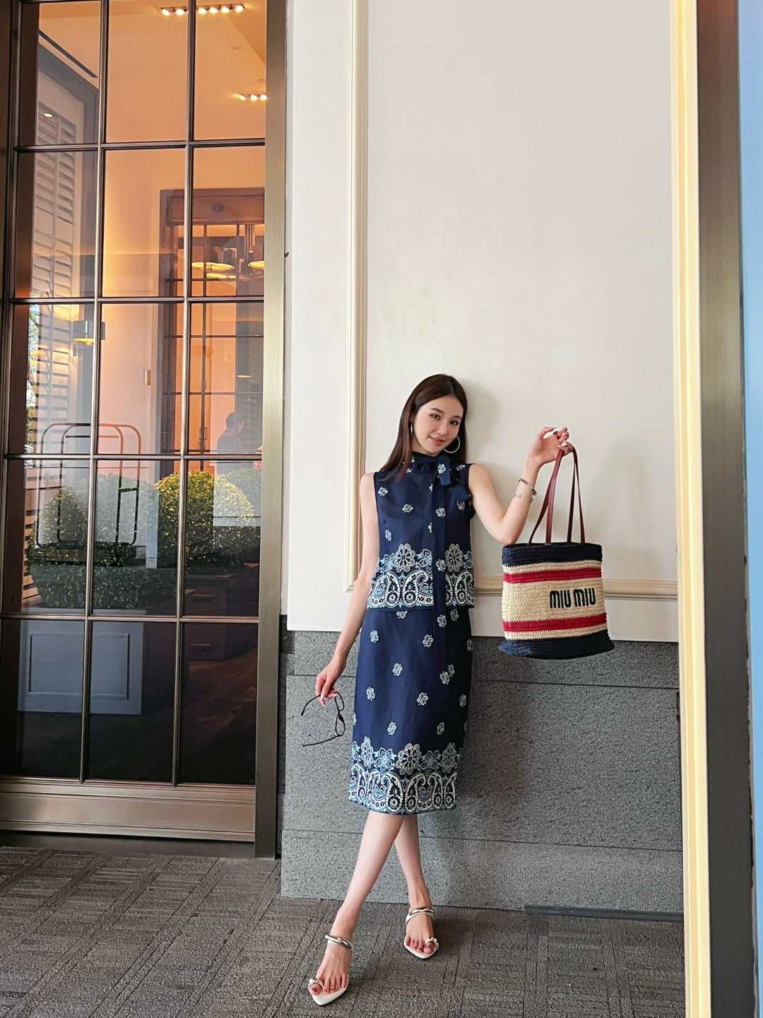 25ss linen skirt