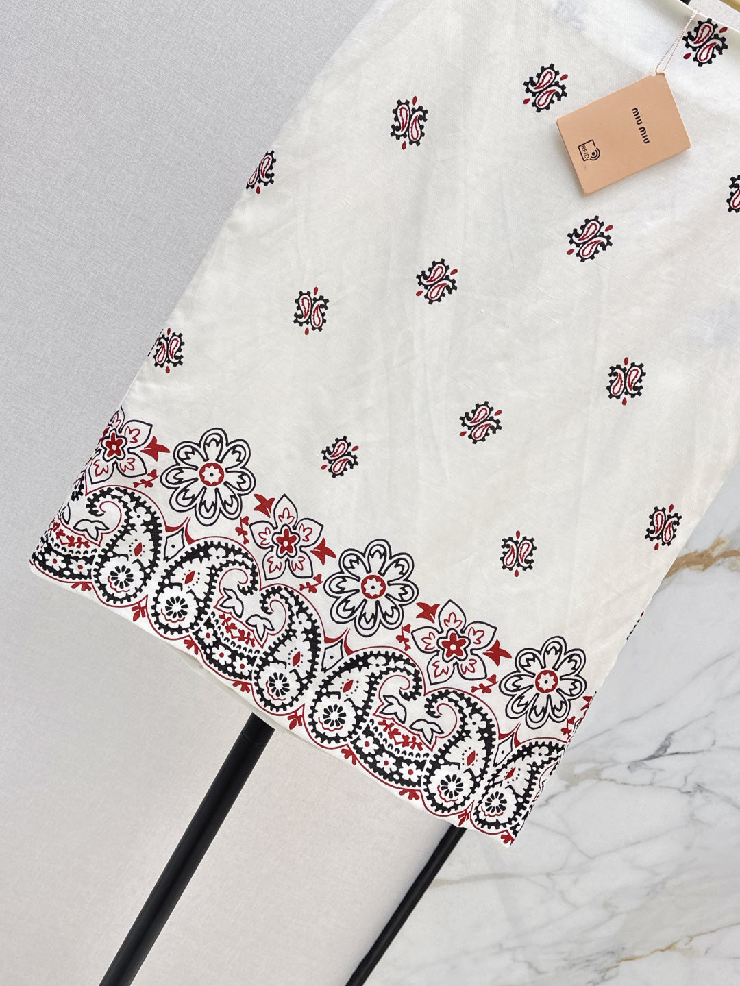 25ss linen skirt