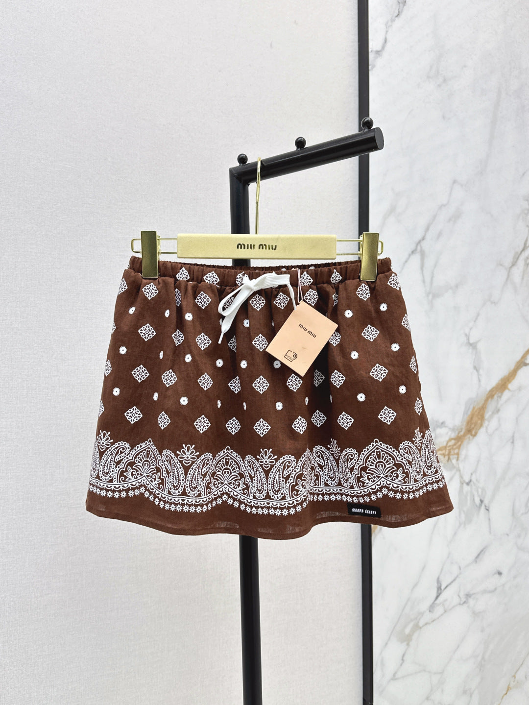 25ss linen skirt