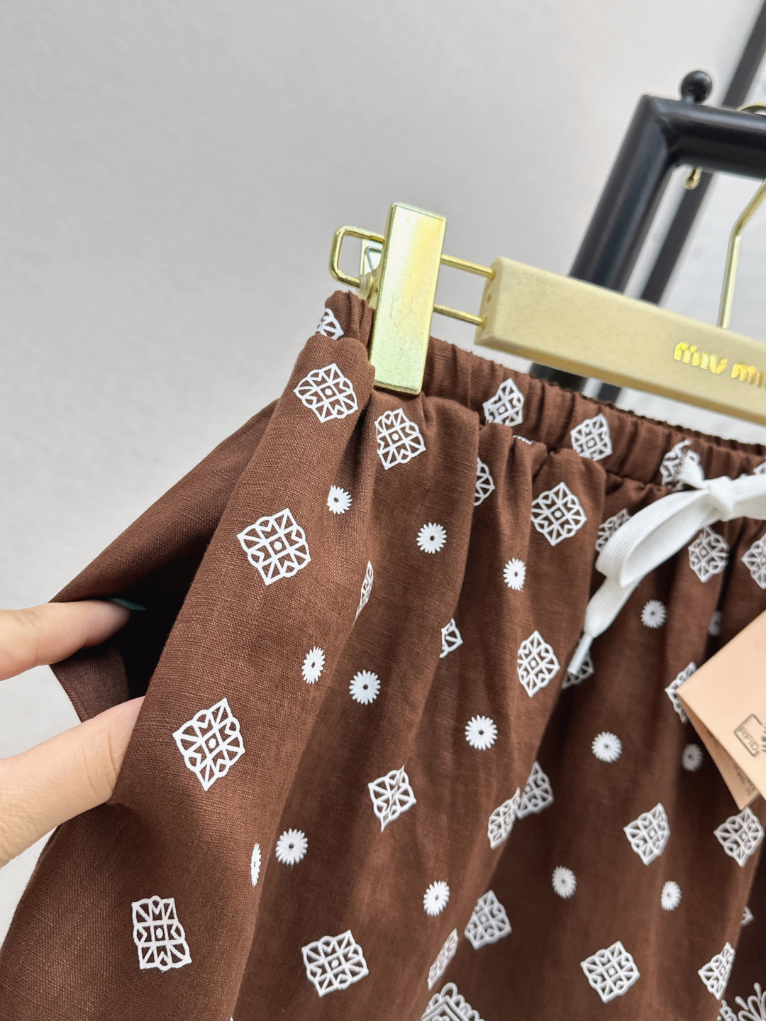 25ss linen skirt