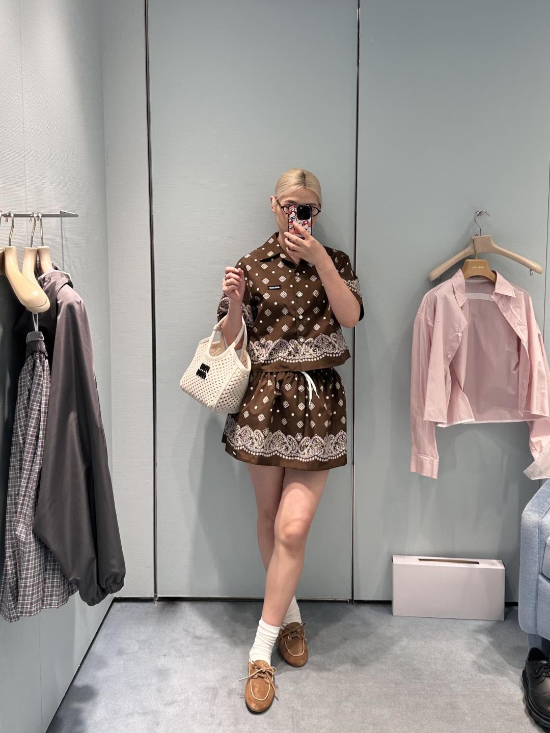 25ss linen skirt