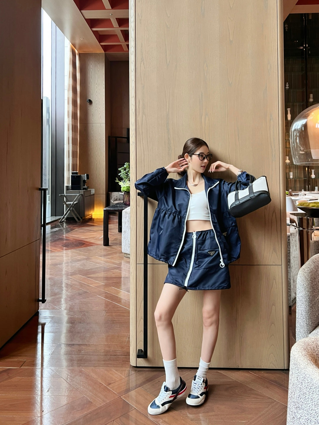 25ss zipper skirt