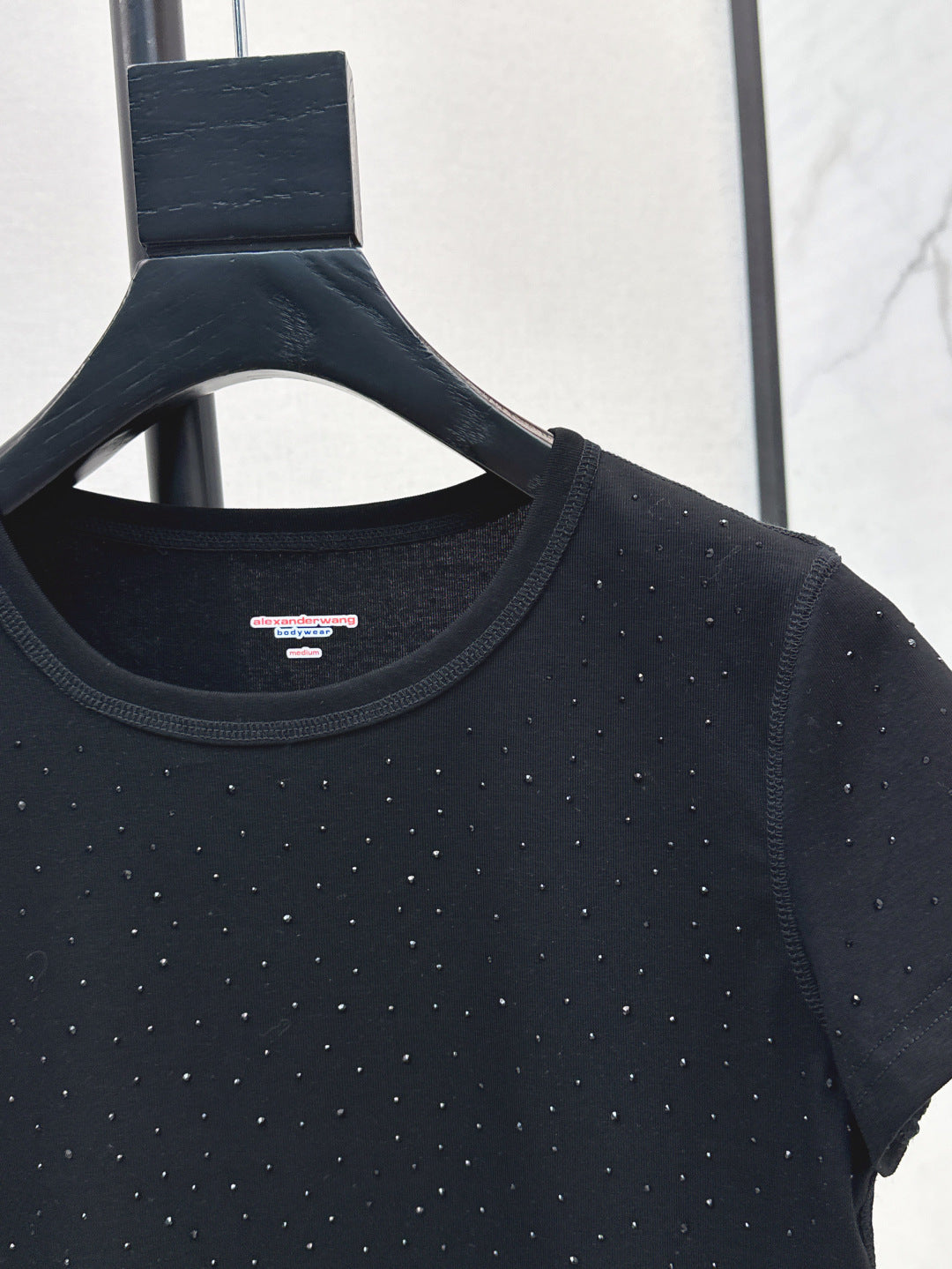 25ss rhinestone t-shirt