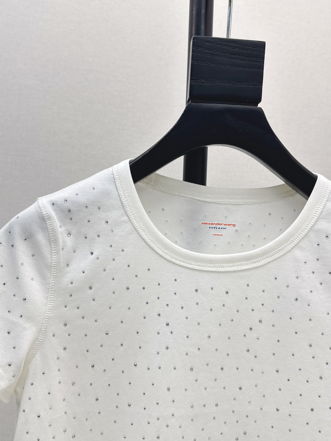 25ss rhinestone t-shirt