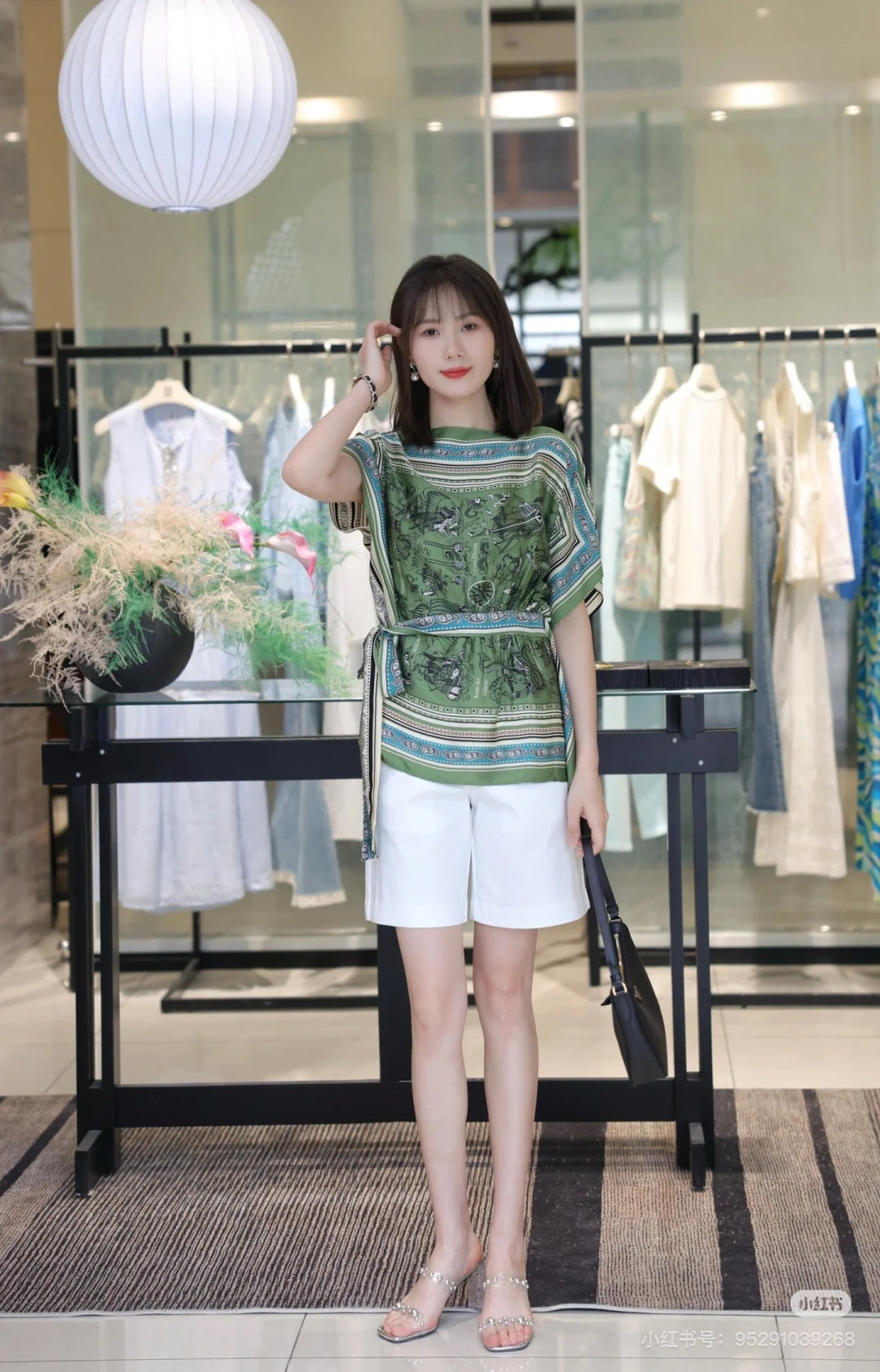 25ss silk cape top