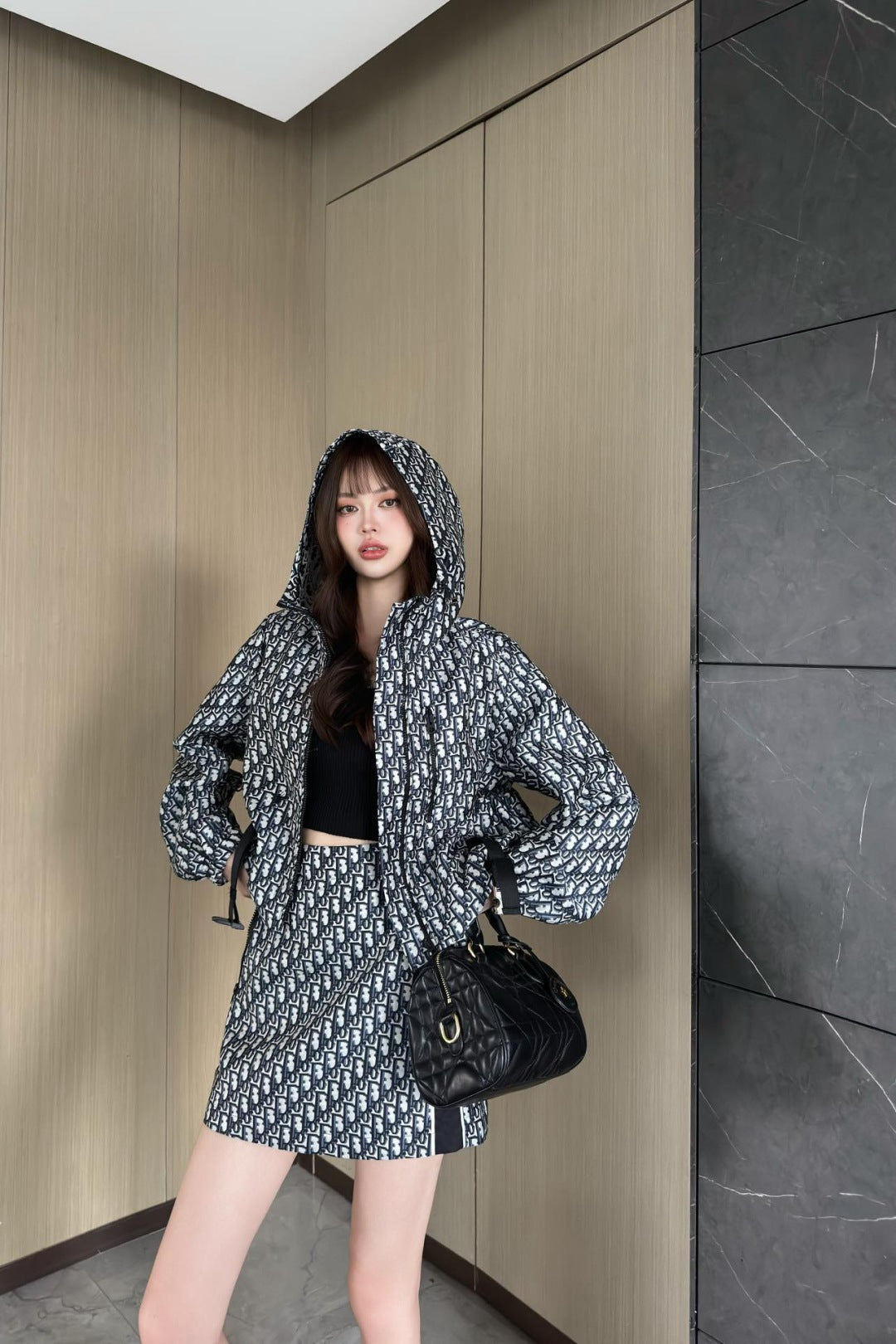 25ss monogram skirt