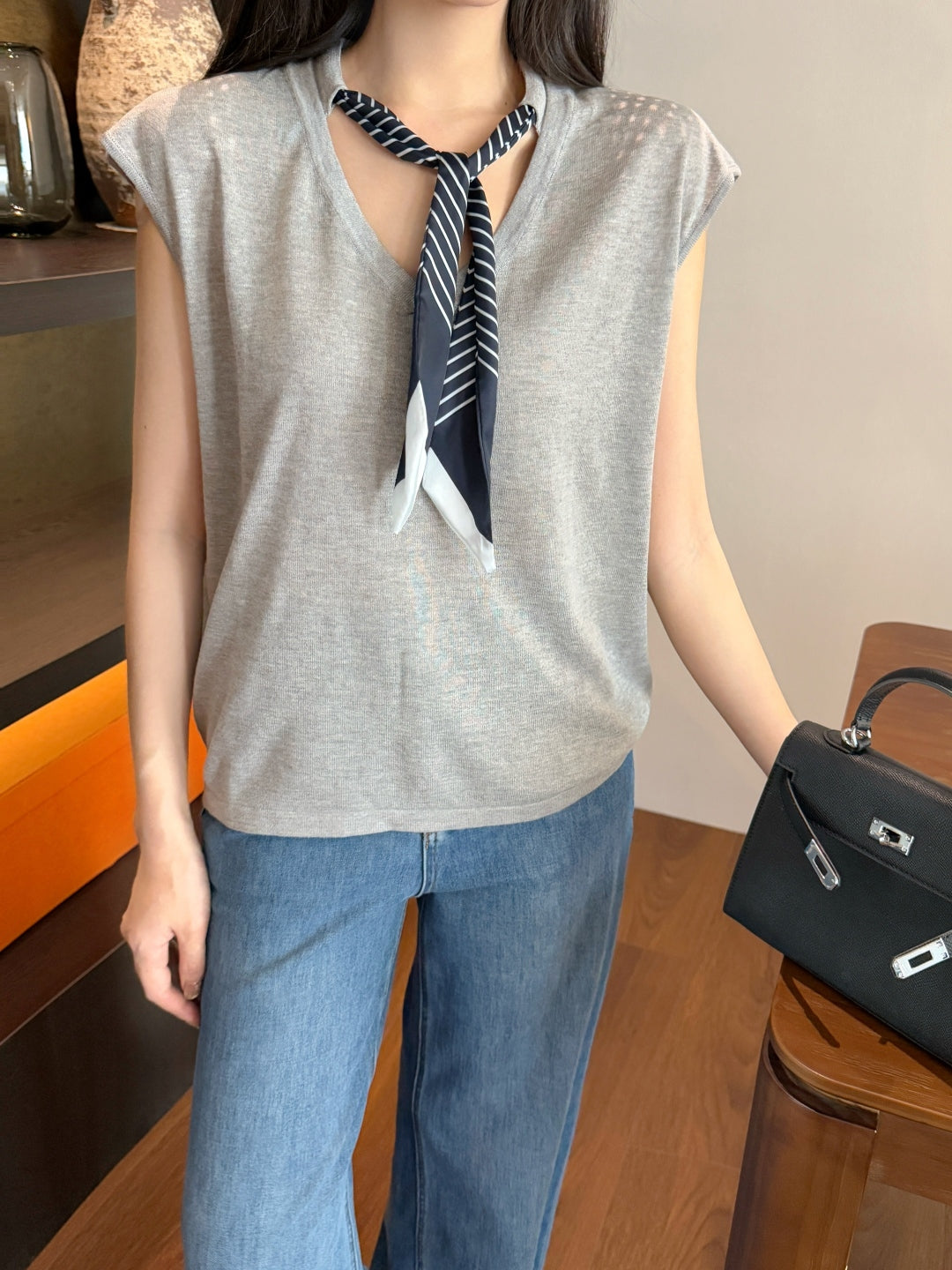 25ss knit vest