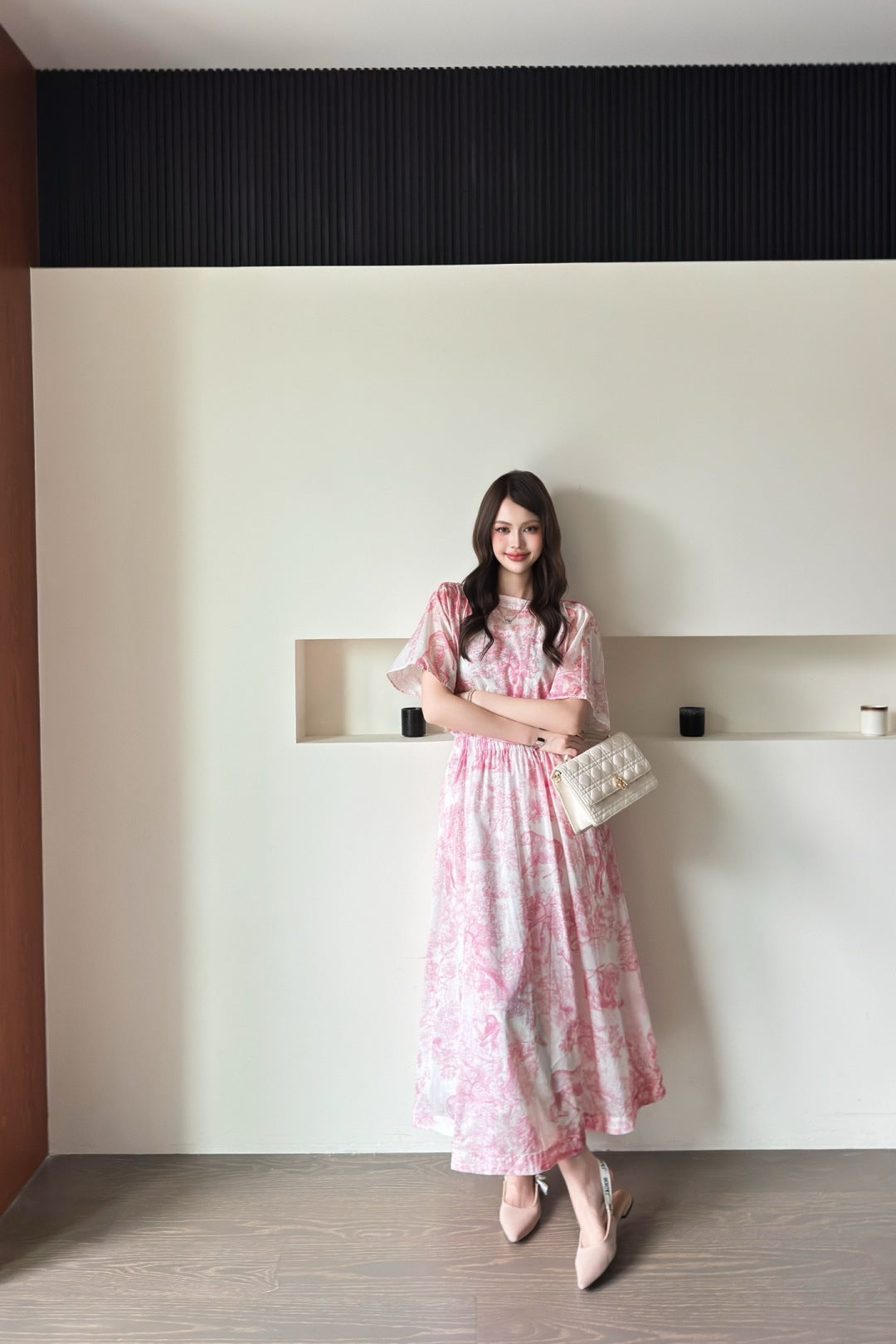 25SS print dress