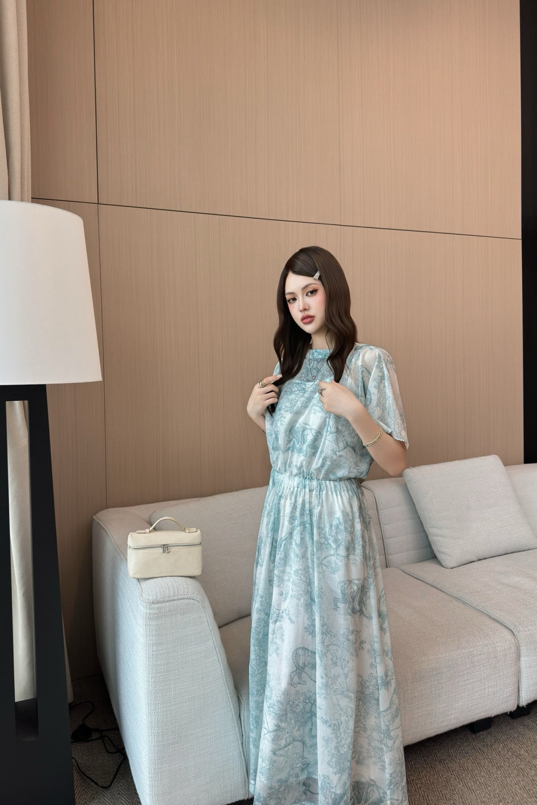 25SS print dress