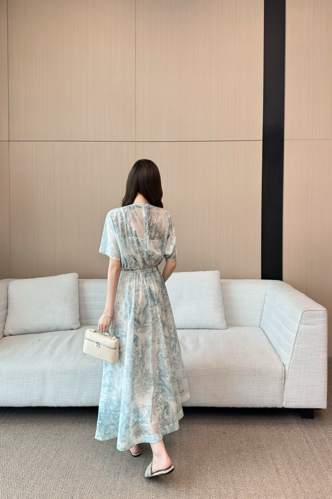 25SS print dress