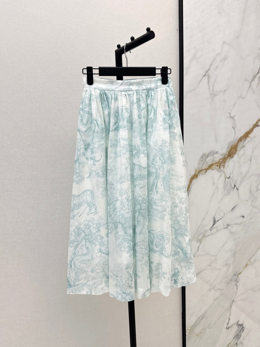 25SS print skirt
