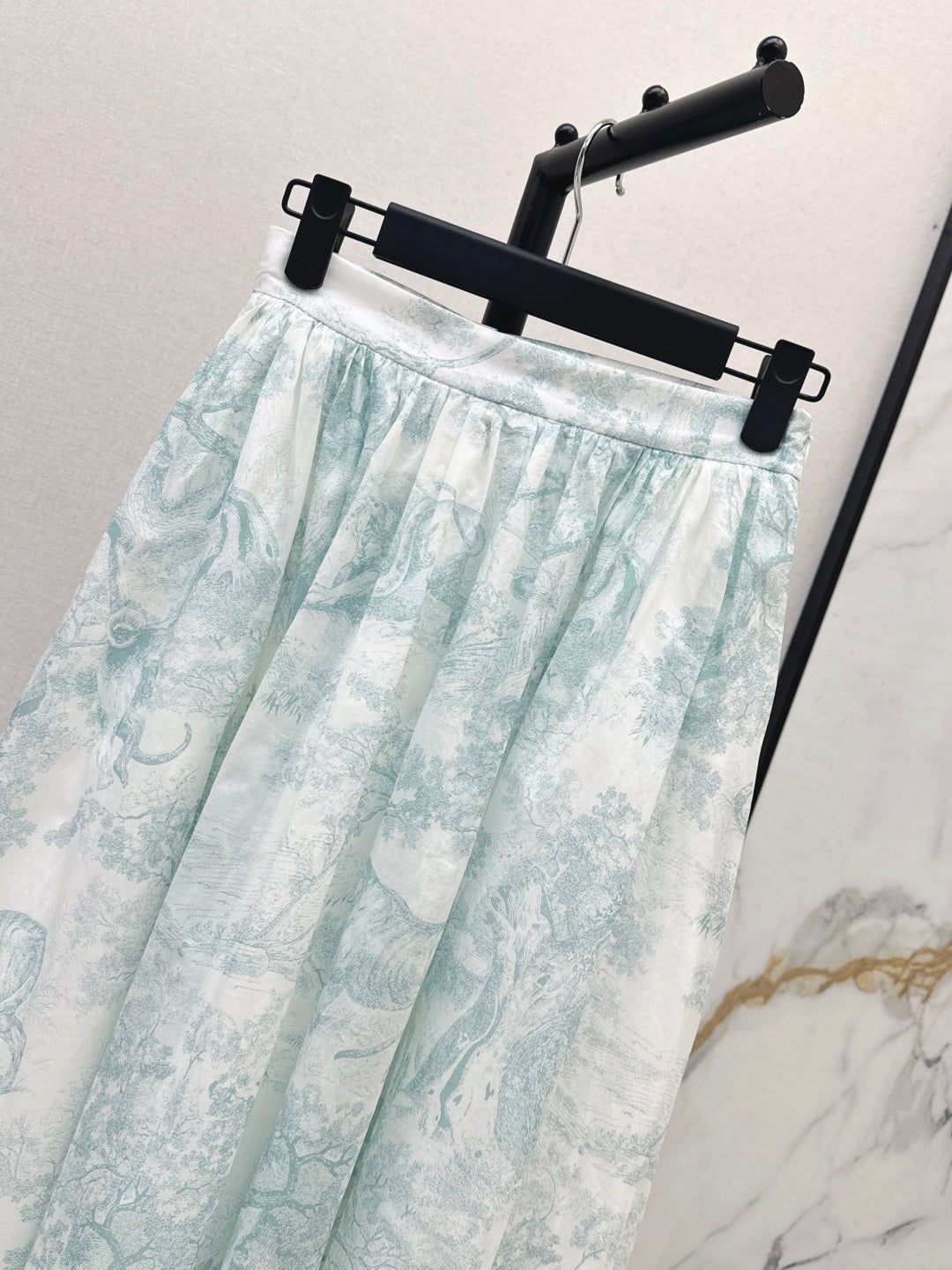 25SS print skirt