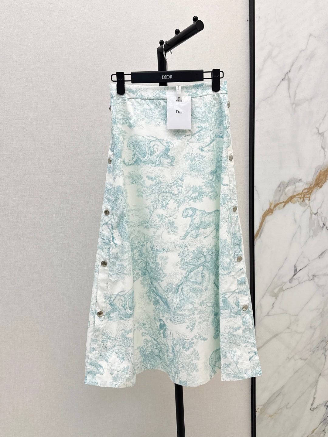 25SS print skirt