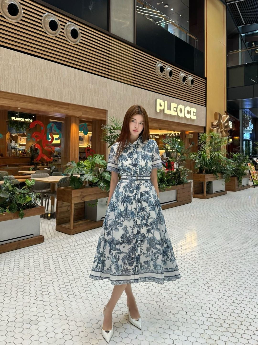 25ss print dress