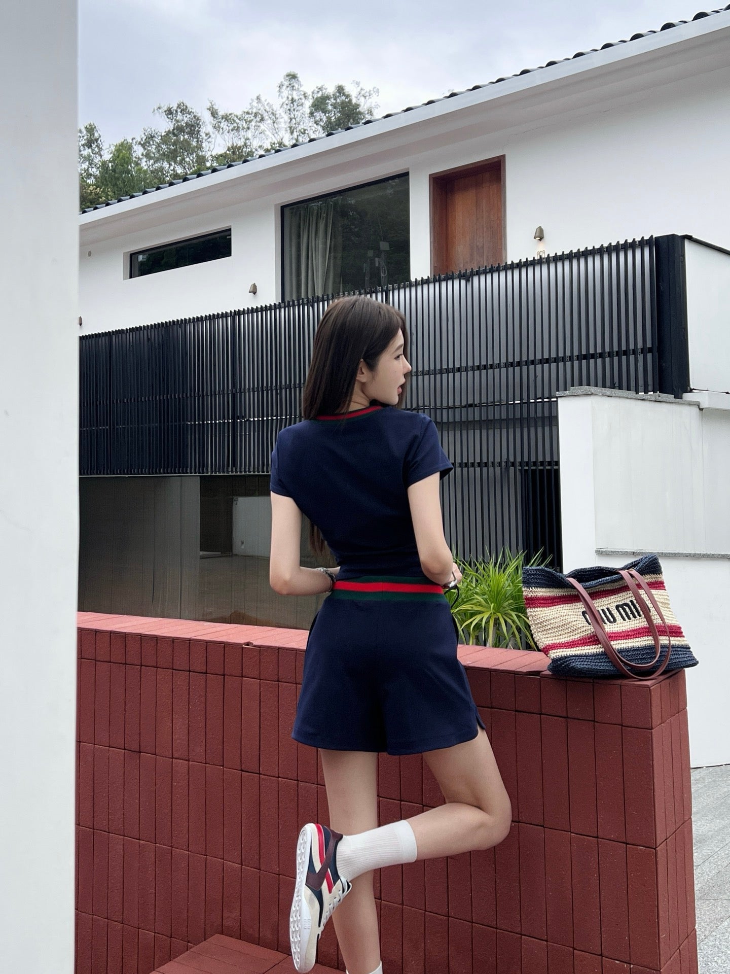 25ss embroidered suit