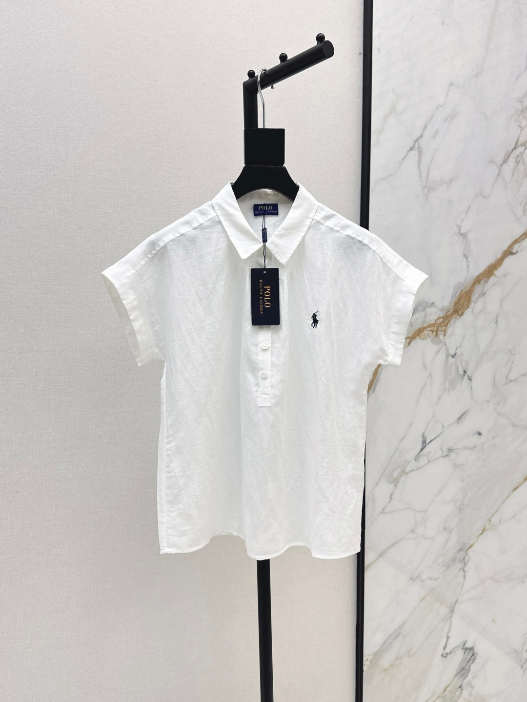 25ss Linen polo shirt