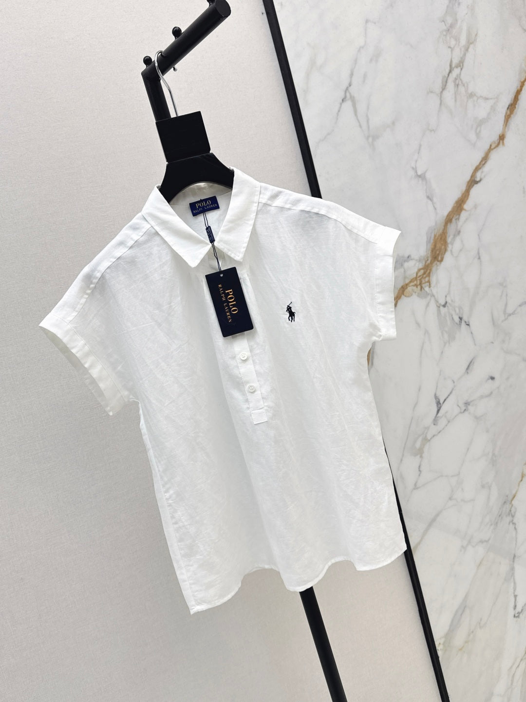 25ss Linen polo shirt