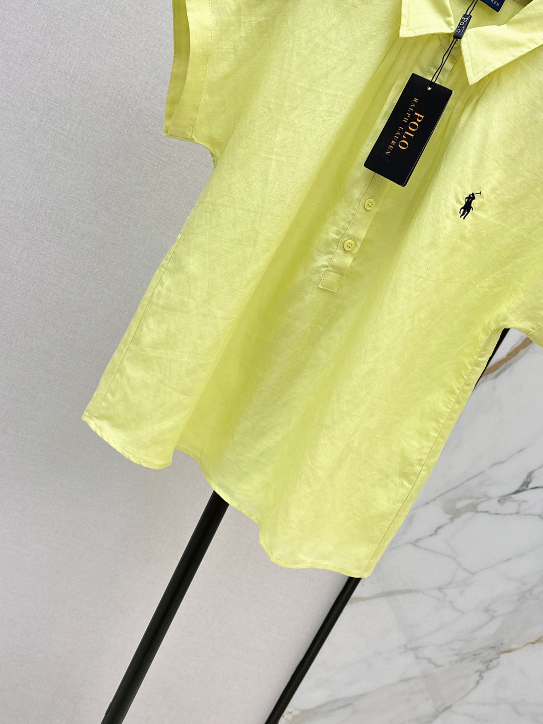 25ss Linen polo shirt