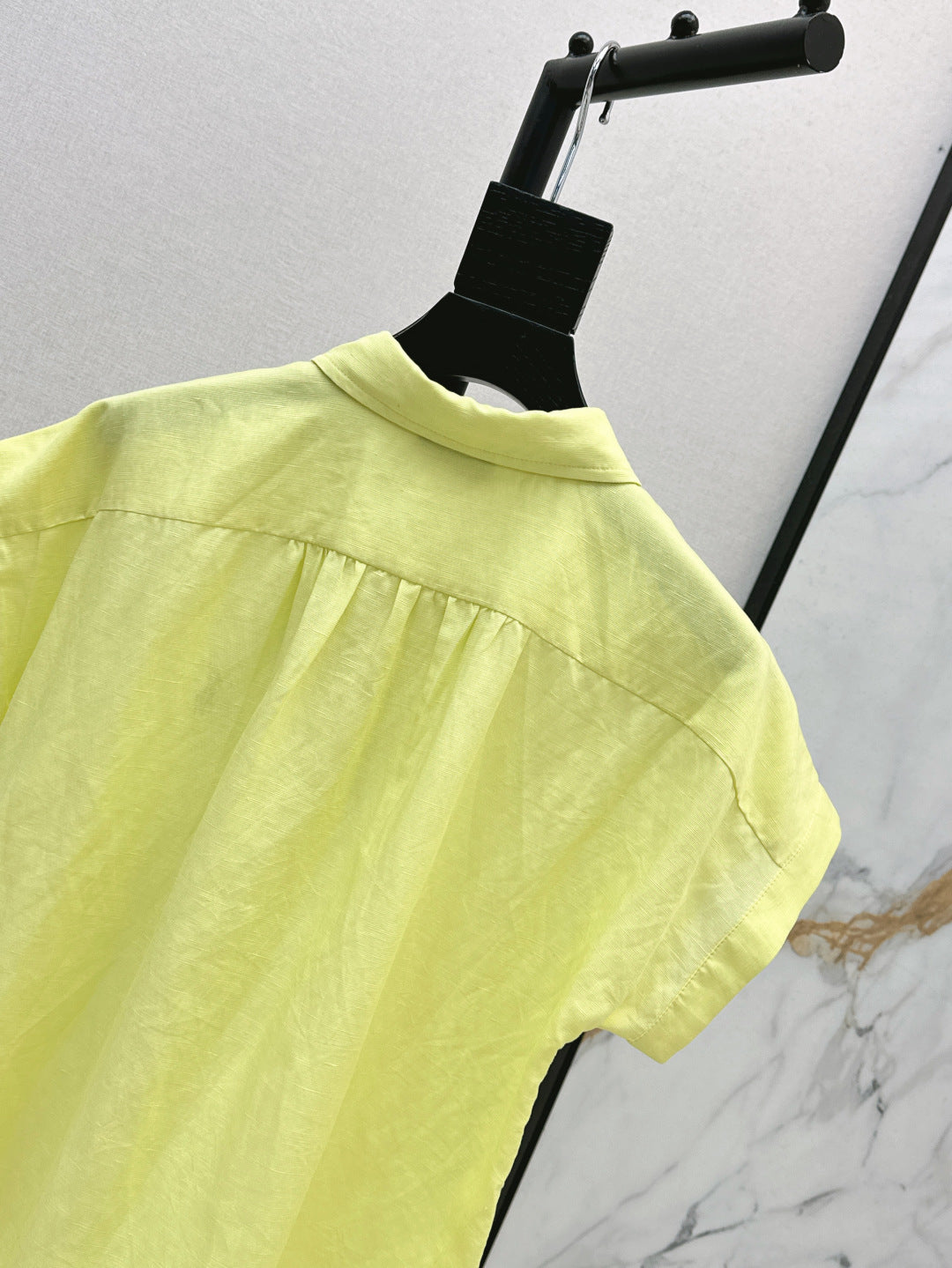 25ss Linen polo shirt