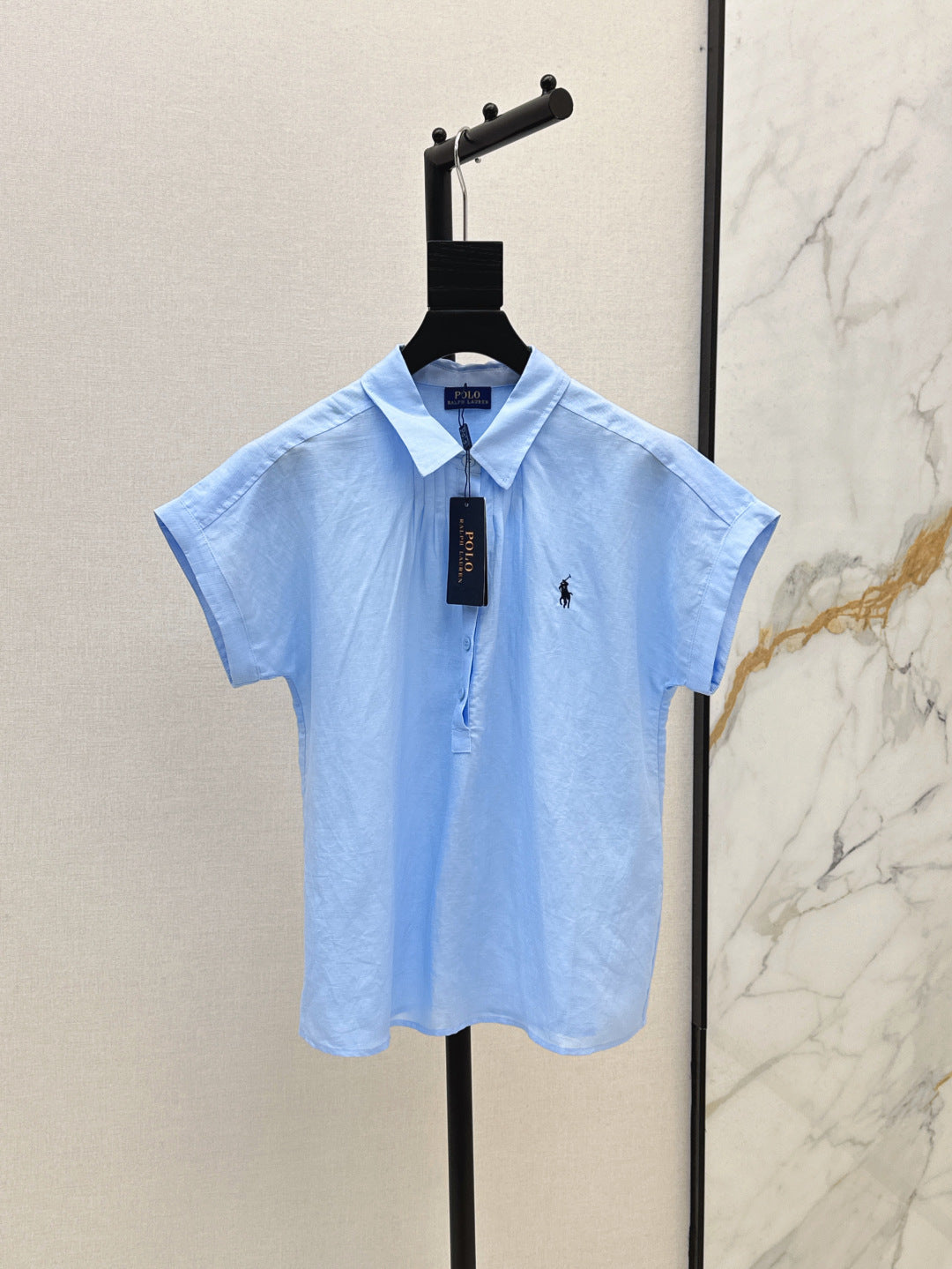 25ss linen polo shirt