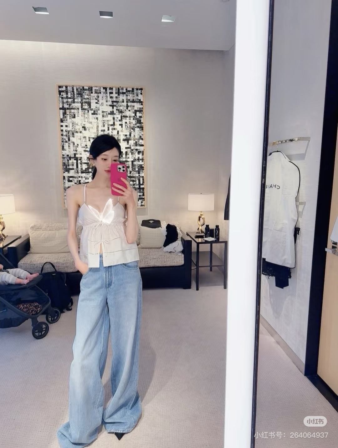 25ss beaded jeans