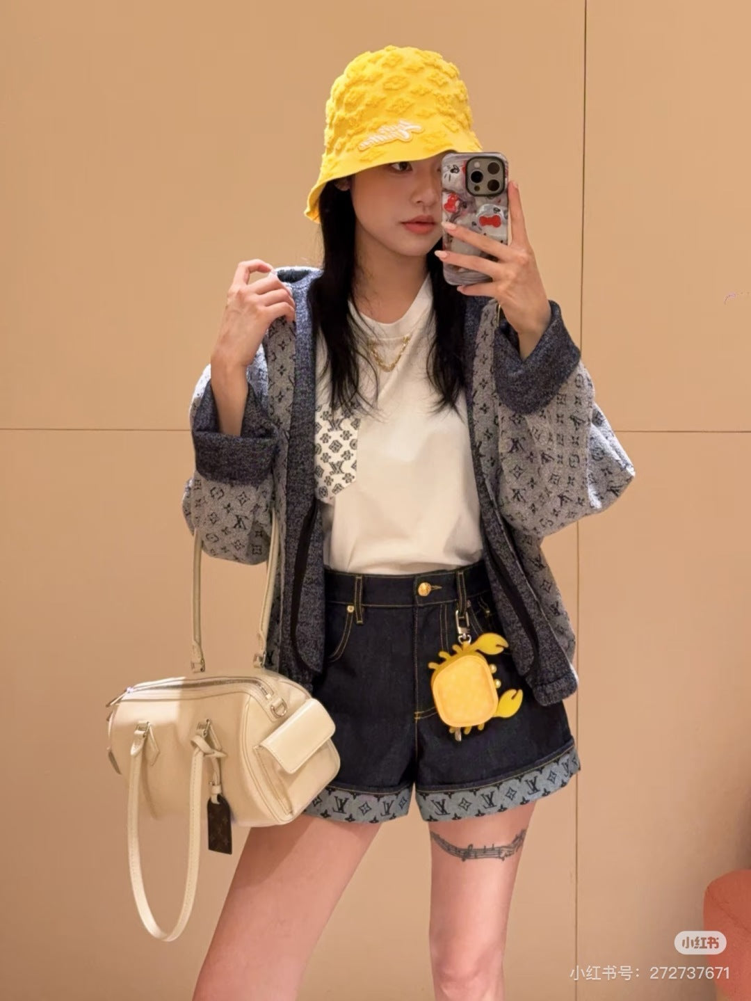 25ss denim short