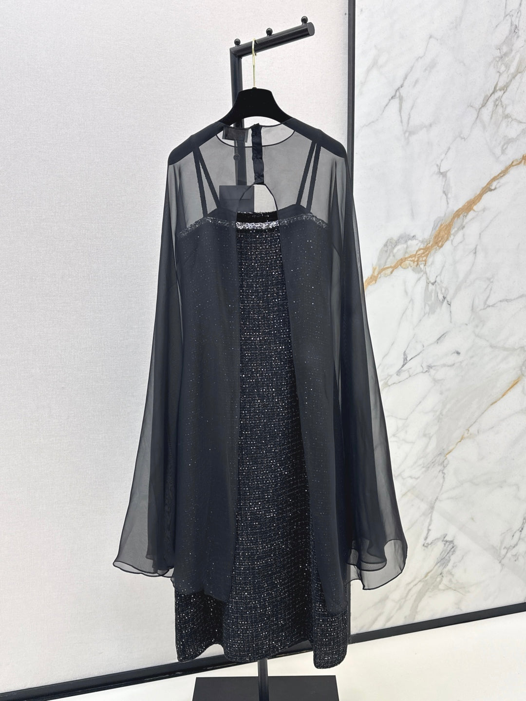 25ss cape dress