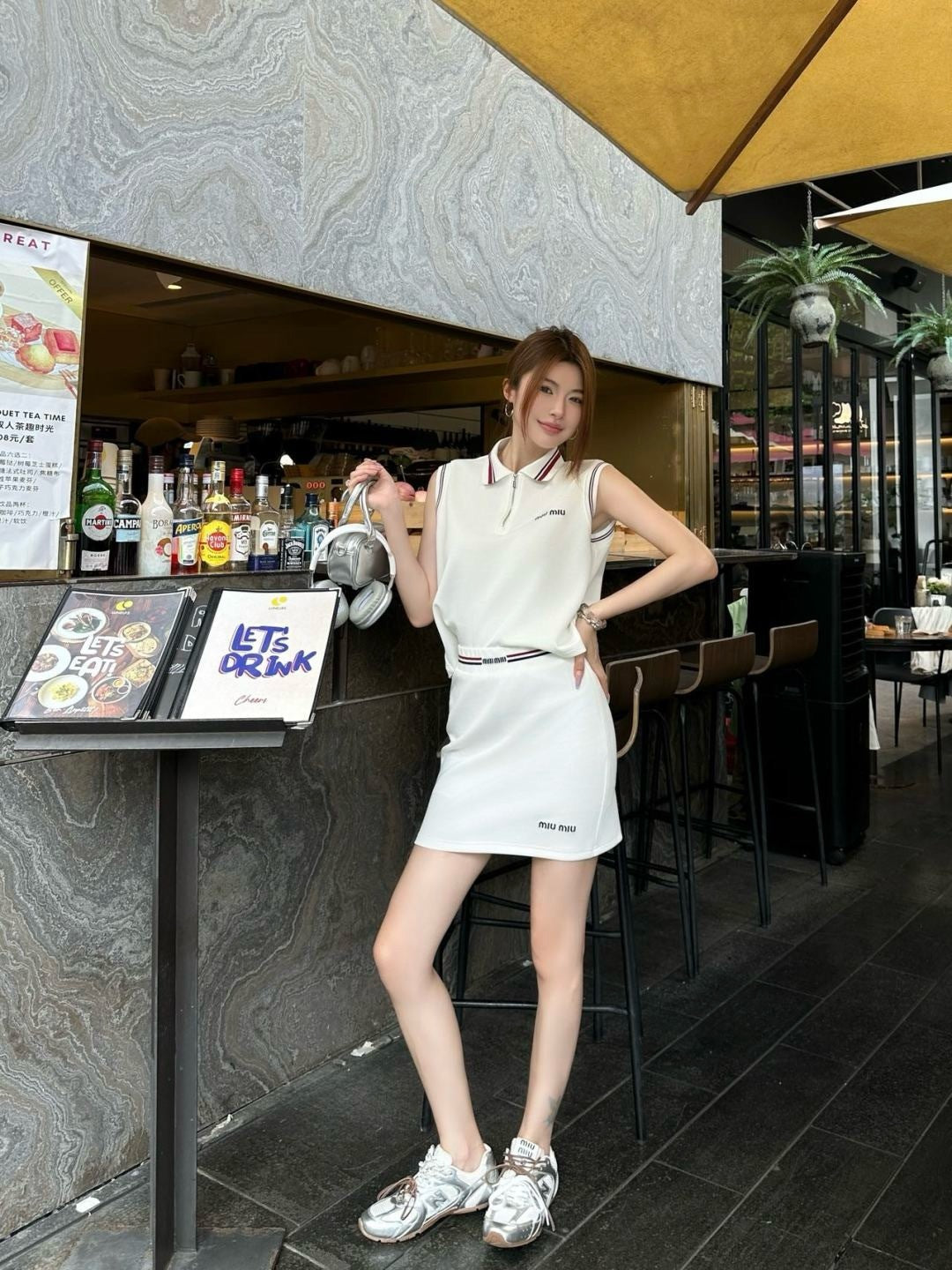 25ss vest skirt set